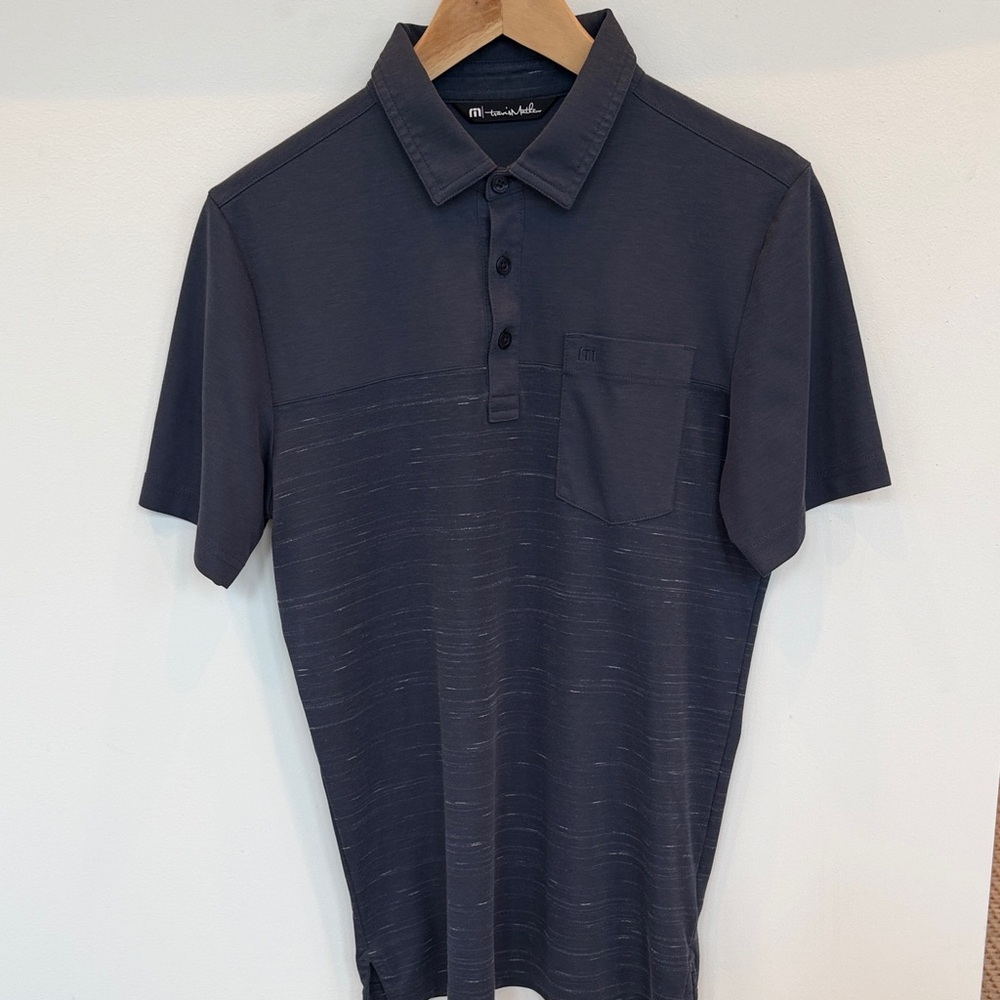 Travis Mathew Dark Blue Polo Shirt